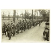 Les prisonniers de guerre français sur la route
